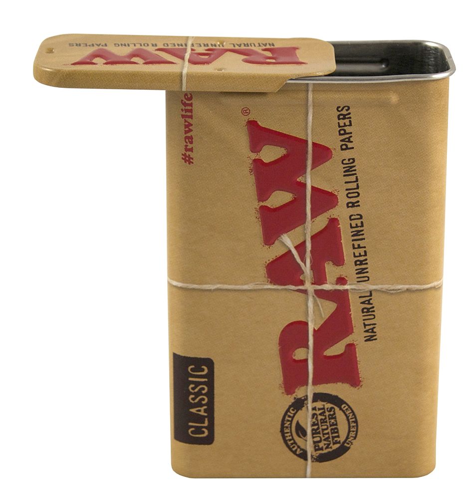 RAW Tin Slide, Aufbewahrungsbox mit Schiebedeckel 