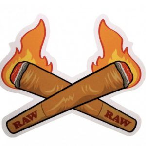 RAW CROSSING CONES Sticker, 1 Stk. 
