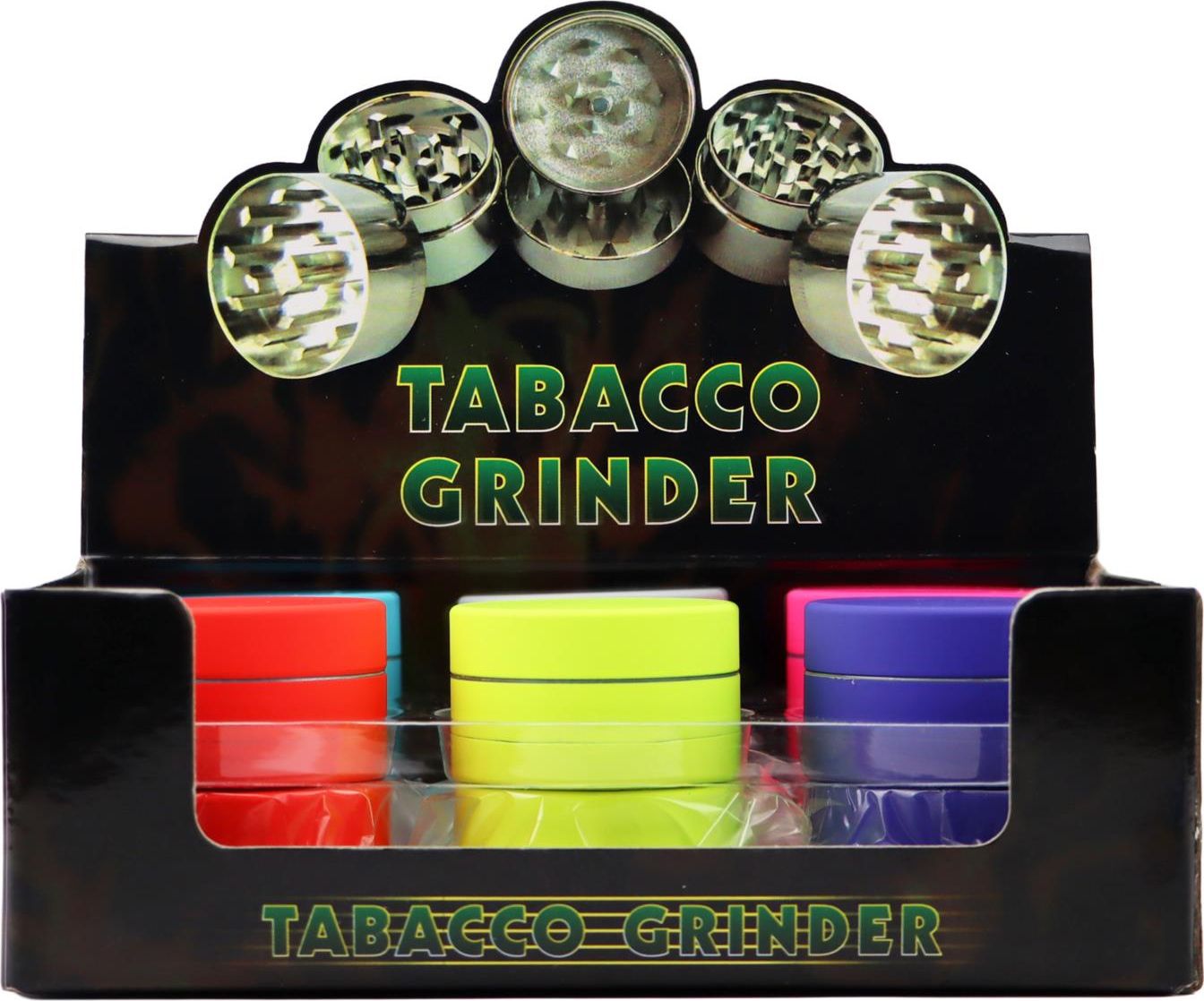 Metall Grinder Rubber Assortiert, 41mm, 3tlg. (12er)
