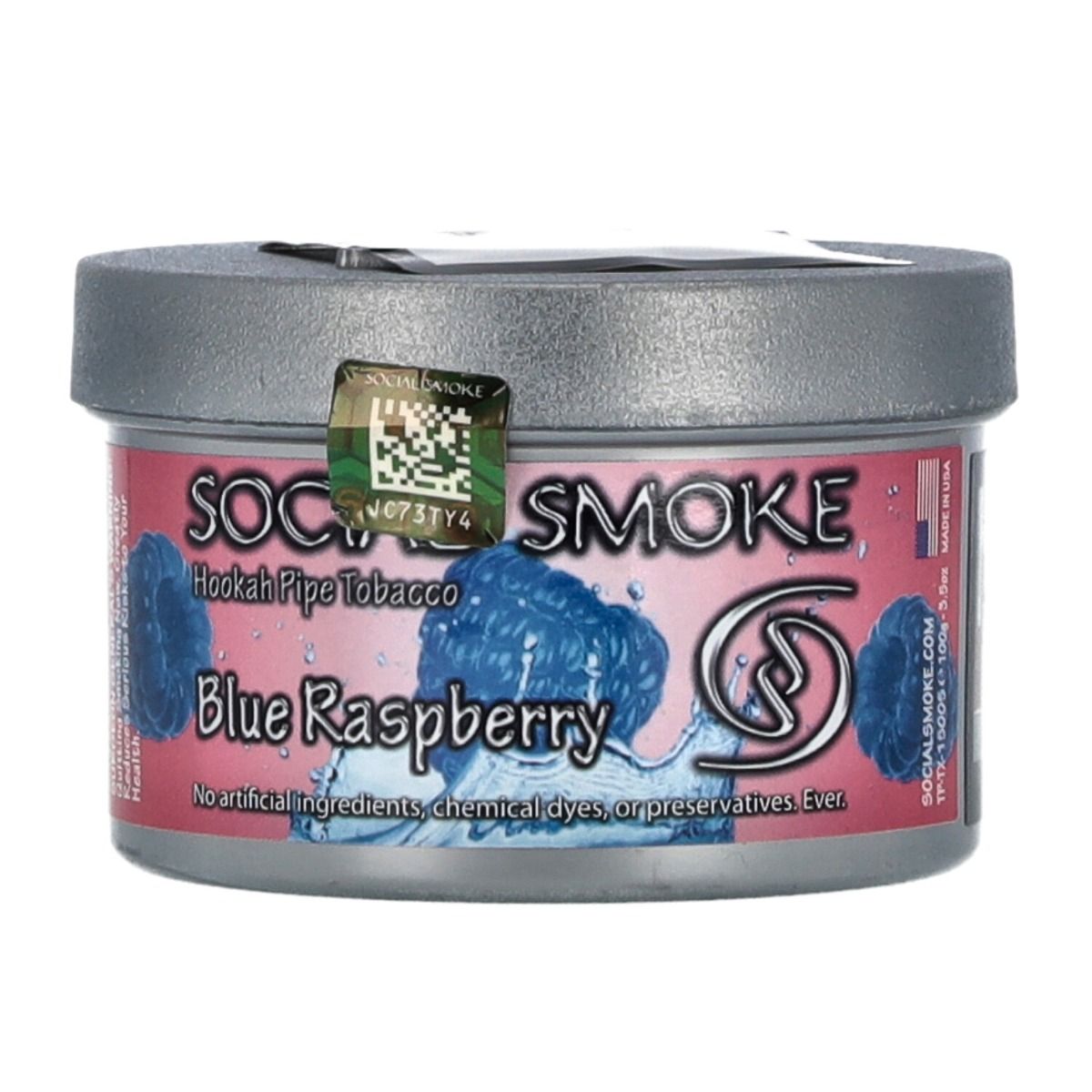 Social Smoke Blue Raspberry 100g
