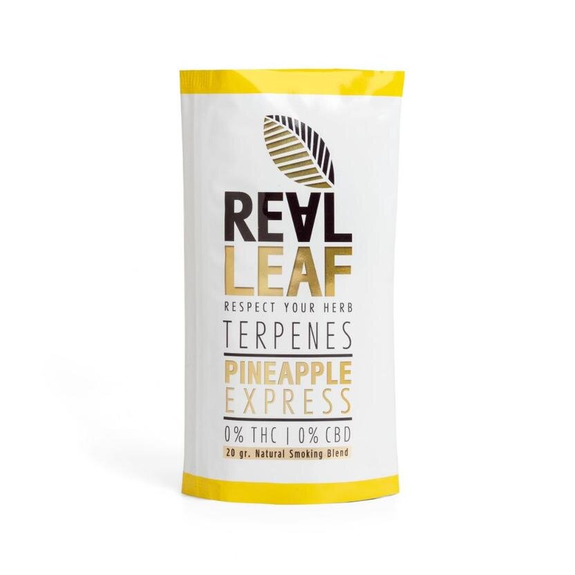 Real Leaf - nikotinfreier Tabakersatz - 20gr - Pineapple Express - Display - 5 Stück