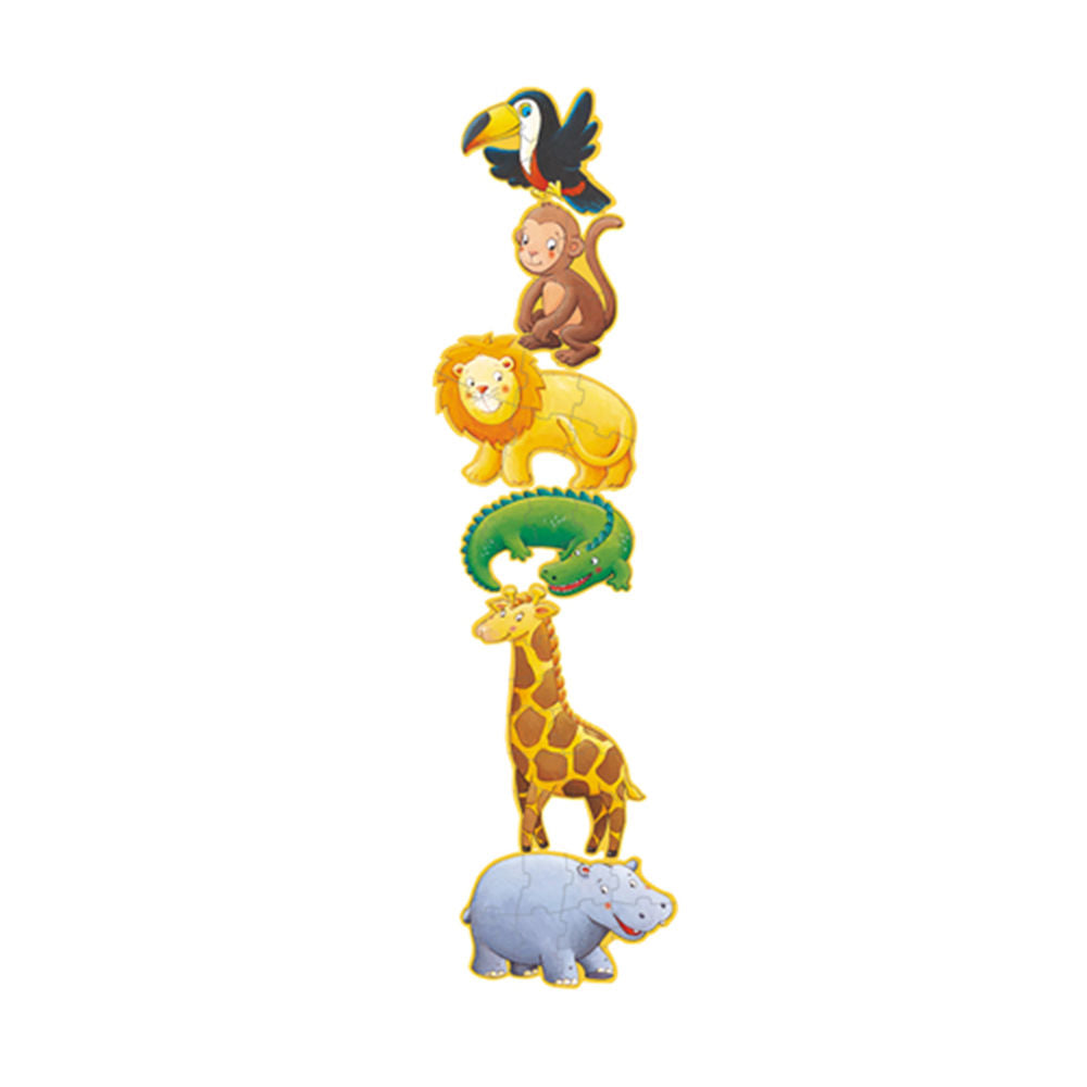 Riesenpuzzle Marmoset und Freunde, 4/6/9 Teile