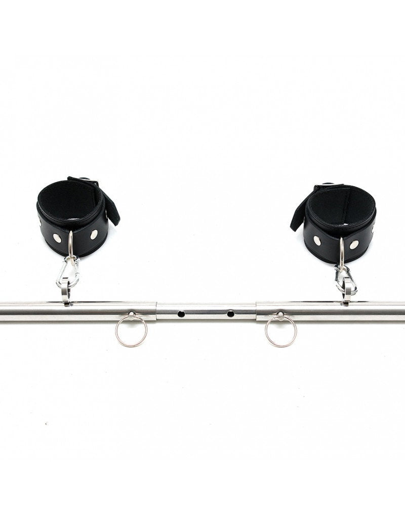 Rimba - 4 Fesseln mit verstellbaren Spreidstange 55-85 cm.