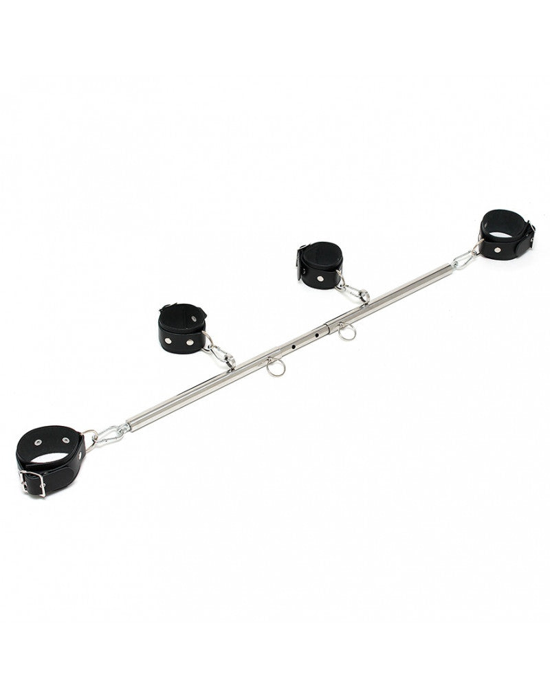 Rimba - 4 Fesseln mit verstellbaren Spreidstange 55-85 cm.