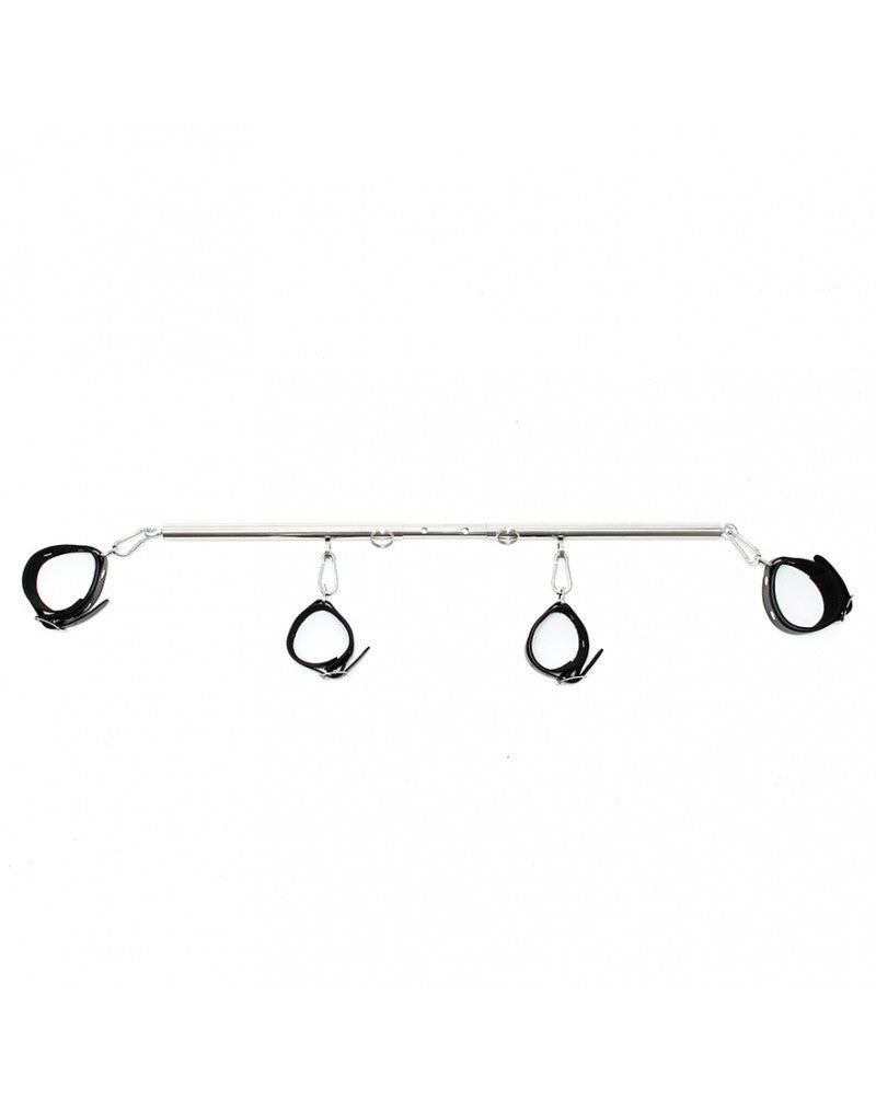Rimba - 4 Fesseln mit verstellbaren Spreidstange 55-85 cm.