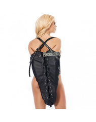 Rimba - Armzwangsjacke mit Schnürung und Riemen