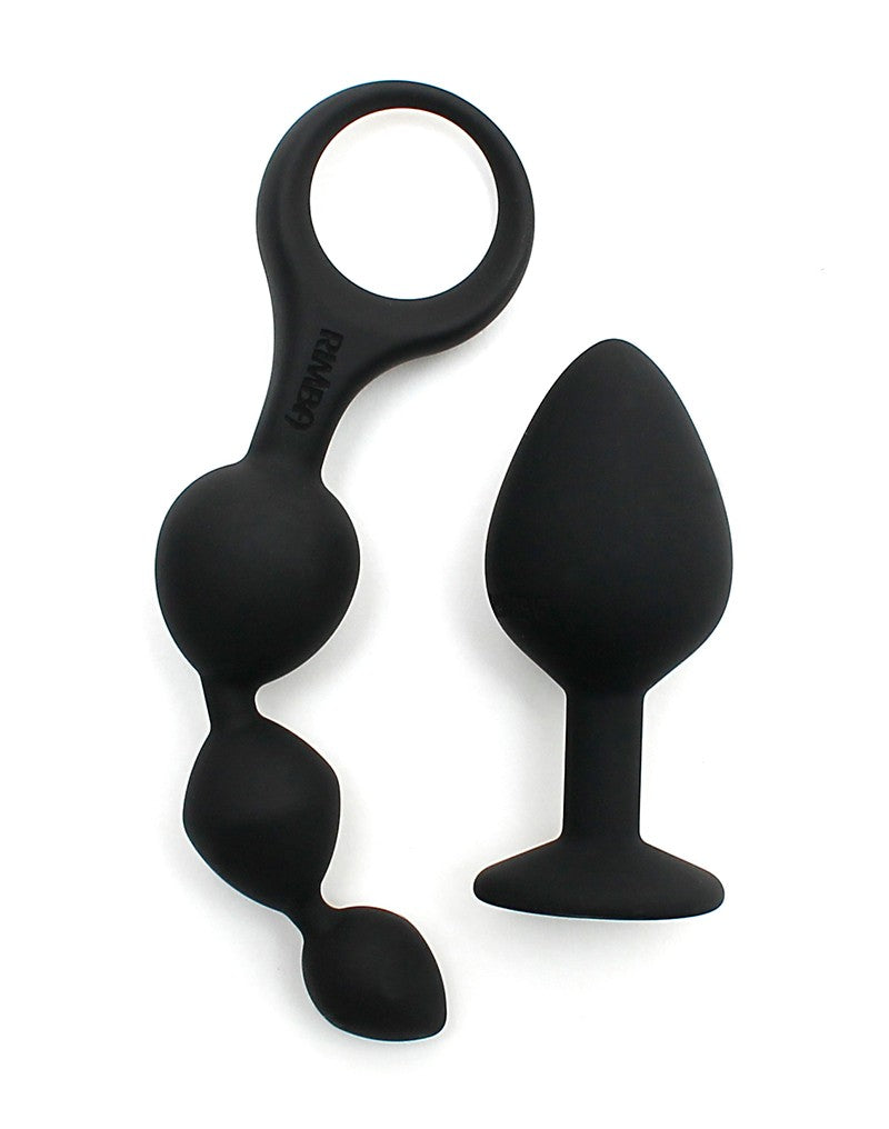 Rimba - Buttplug, KLEIN mit Herzform Kristal (unisex)