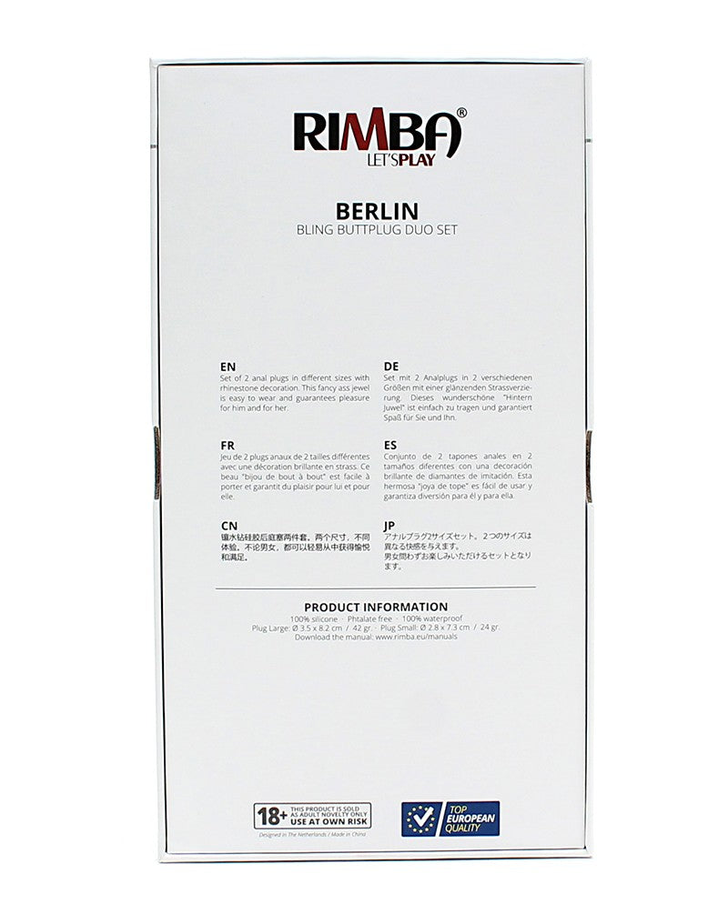 7: Rimba - Berlin - Bling Buttplug Duo set