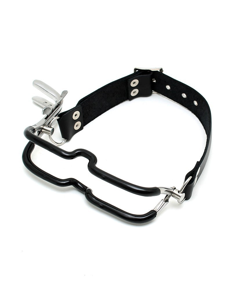 Rimba Bondage Play - Jennings Mundklemme mit Halsband