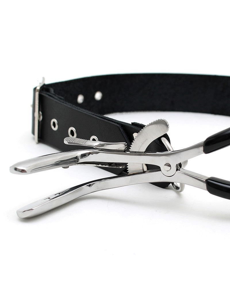 Rimba Bondage Play - Jennings Mundklemme mit Halsband