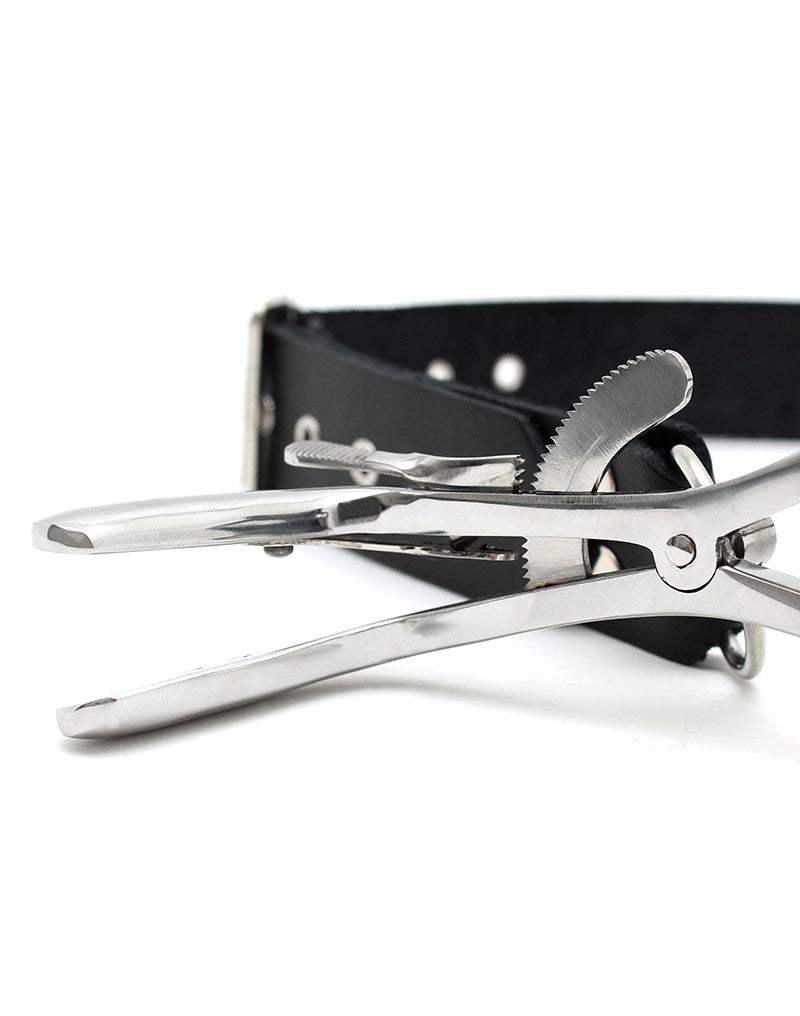 Rimba Bondage Play - Jennings Mundklemme mit Halsband