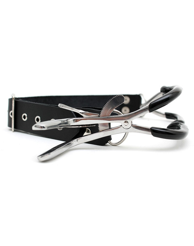 Rimba Bondage Play - Jennings Mundklemme mit Halsband