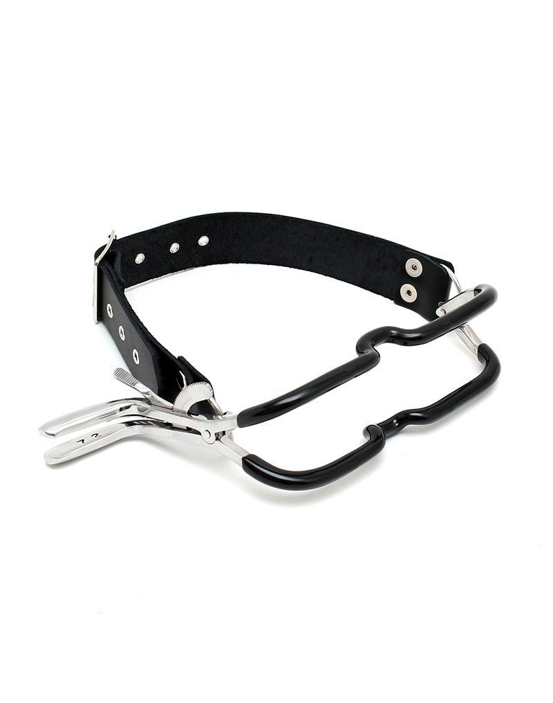 Rimba Bondage Play - Jennings Mundklemme mit Halsband