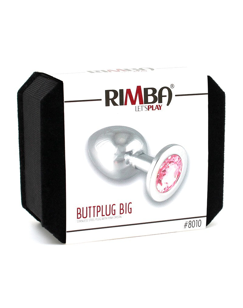 3: Rimba - Buttplug, GROSS mit Kristal (unisex)