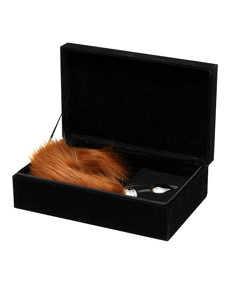 3: Rimba - Buttplug, KLEIN masiv Edelstahl mit Schwanz (unisex)