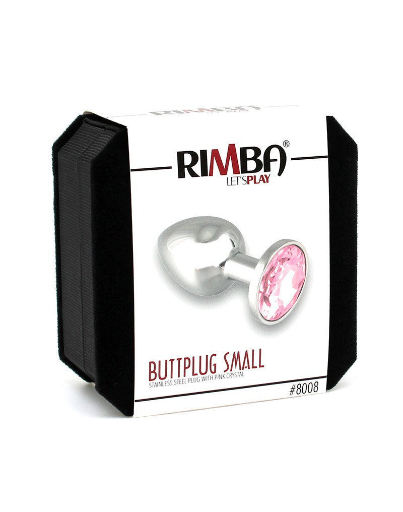 3: Rimba - Buttplug, KLEIN mit Kristal (unisex)