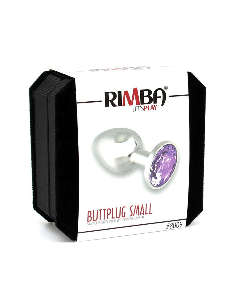 3: Rimba - Buttplug, KLEIN mit Kristal (unisex)