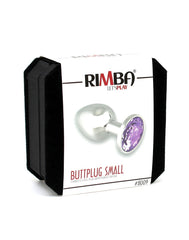 3: Rimba - Buttplug, KLEIN mit Kristal (unisex)