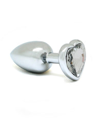 Rimba - Buttplug, KLEIN mit Herzform Kristal (unisex)