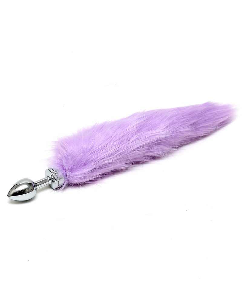 4: Rimba - Buttplug, KLEIN masiv Edelstahl mit Schwanz (unisex)