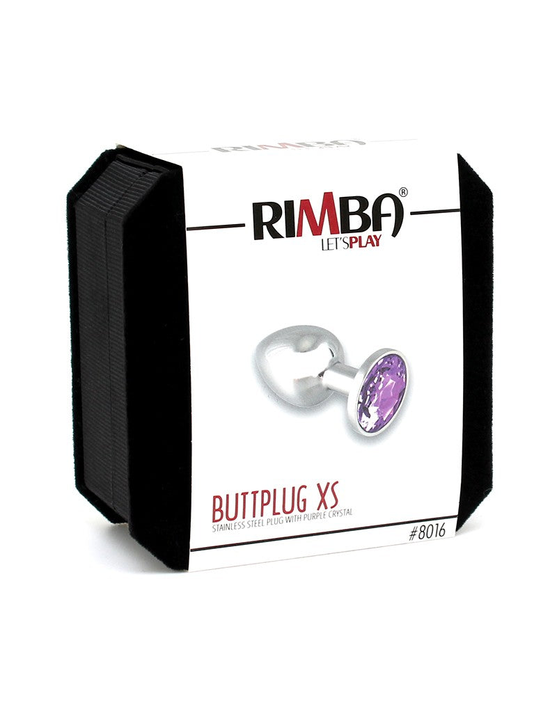 Rimba - Buttplug, XS mit Kristal (unisex)