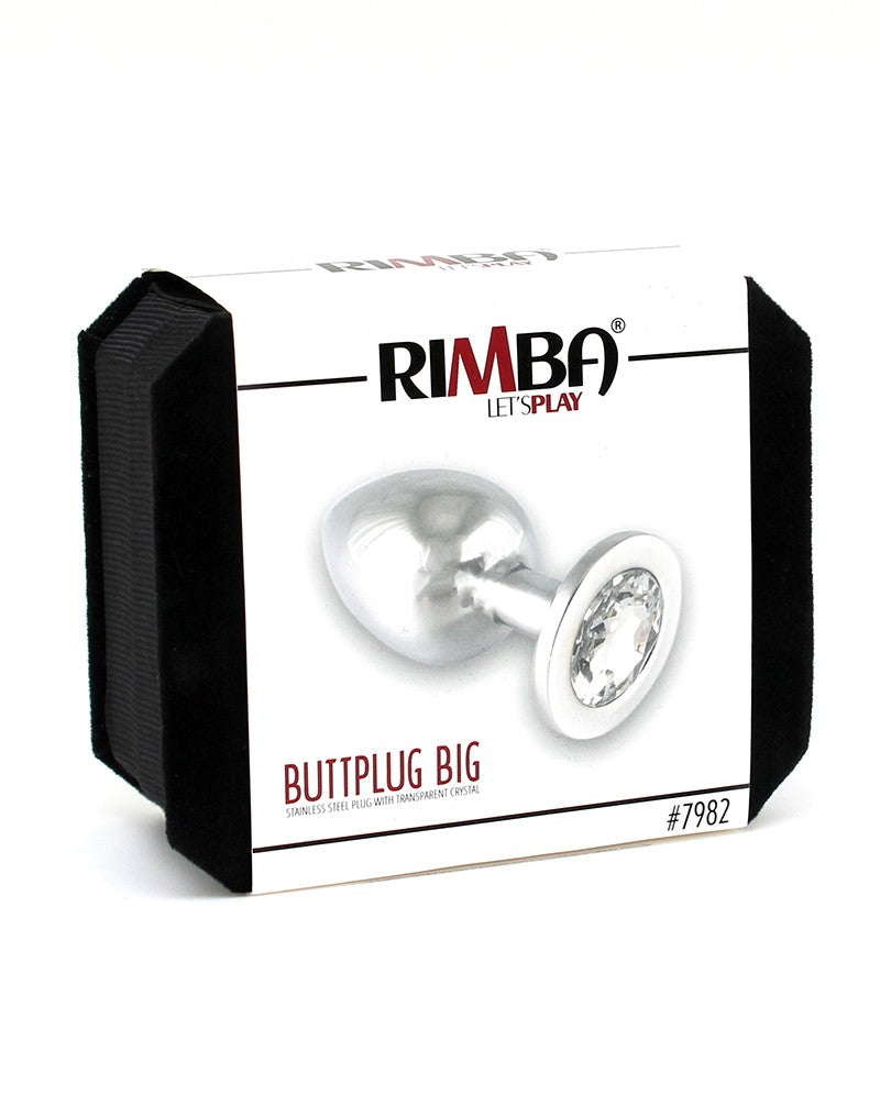 3: Rimba - Buttplug, GROSS mit Kristal (unisex)