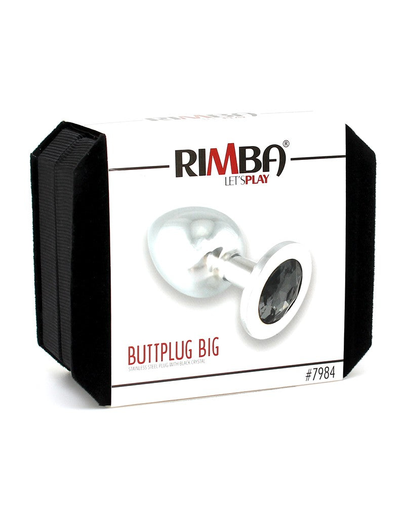 3: Rimba - Buttplug, GROSS mit Kristal (unisex)