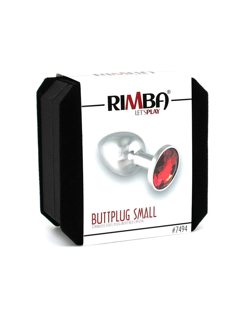 Rimba - Buttplug, KLEIN mit Kristal (unisex)