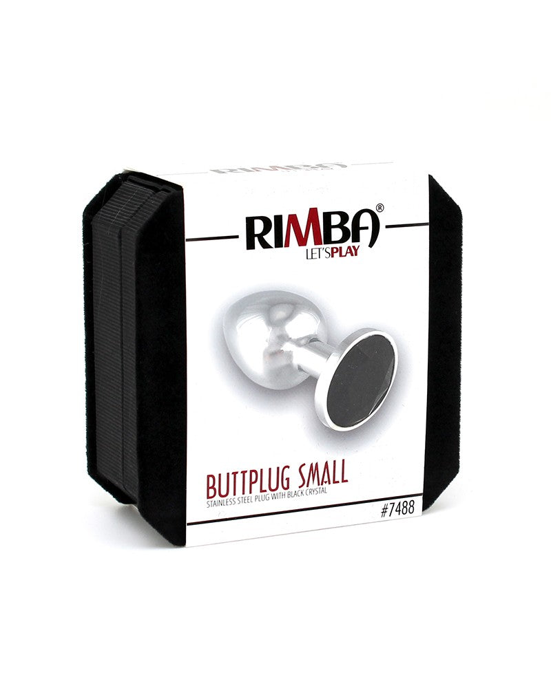 3: Rimba - Buttplug, KLEIN mit Kristal (unisex)