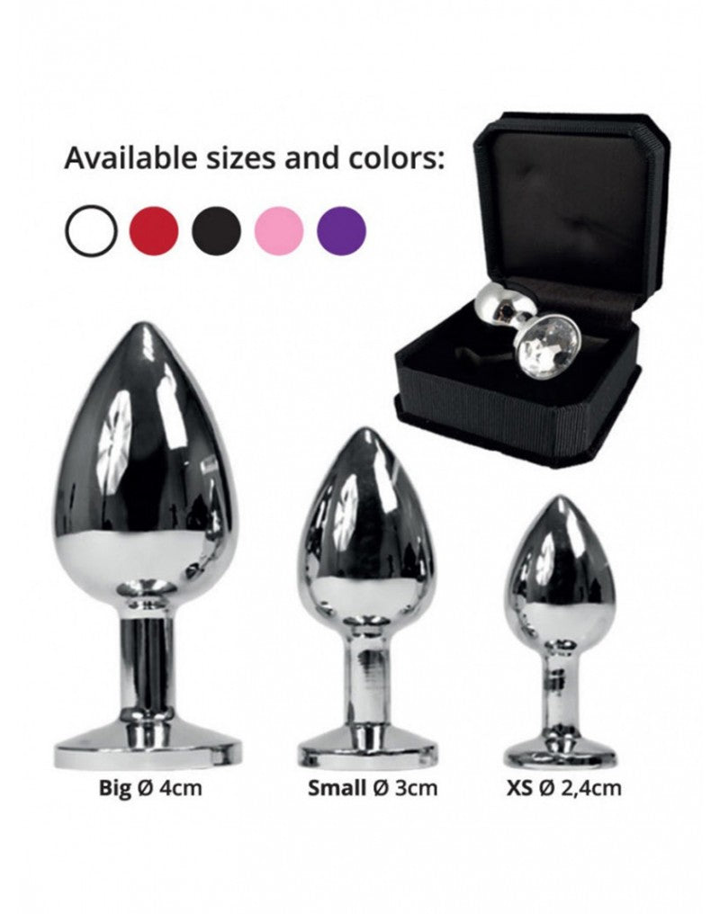 Rimba - Buttplug, KLEIN mit Kristal (unisex)