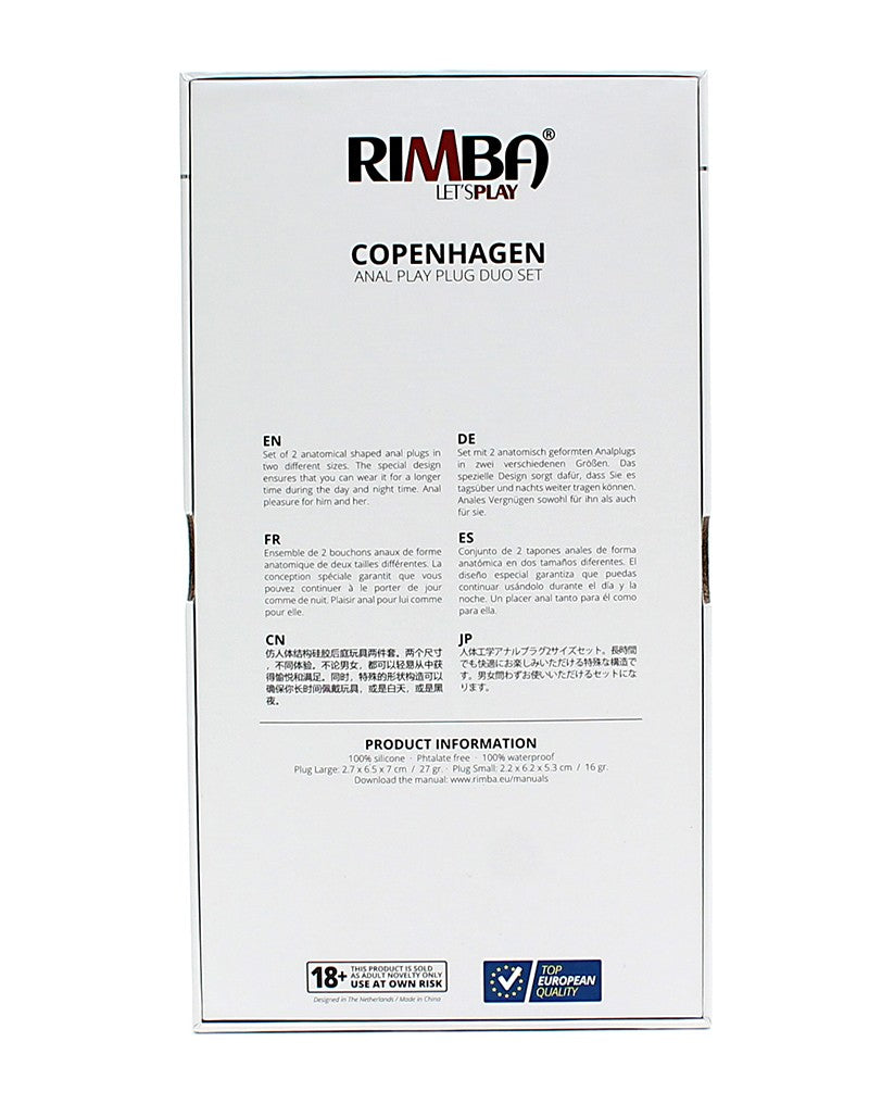 Rimba - Copenhagen anal plugs