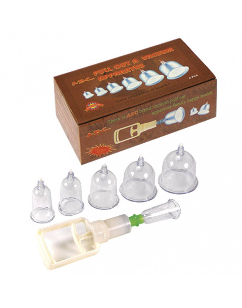 Rimba - Cupping Set Komplet mit 6 Cups
