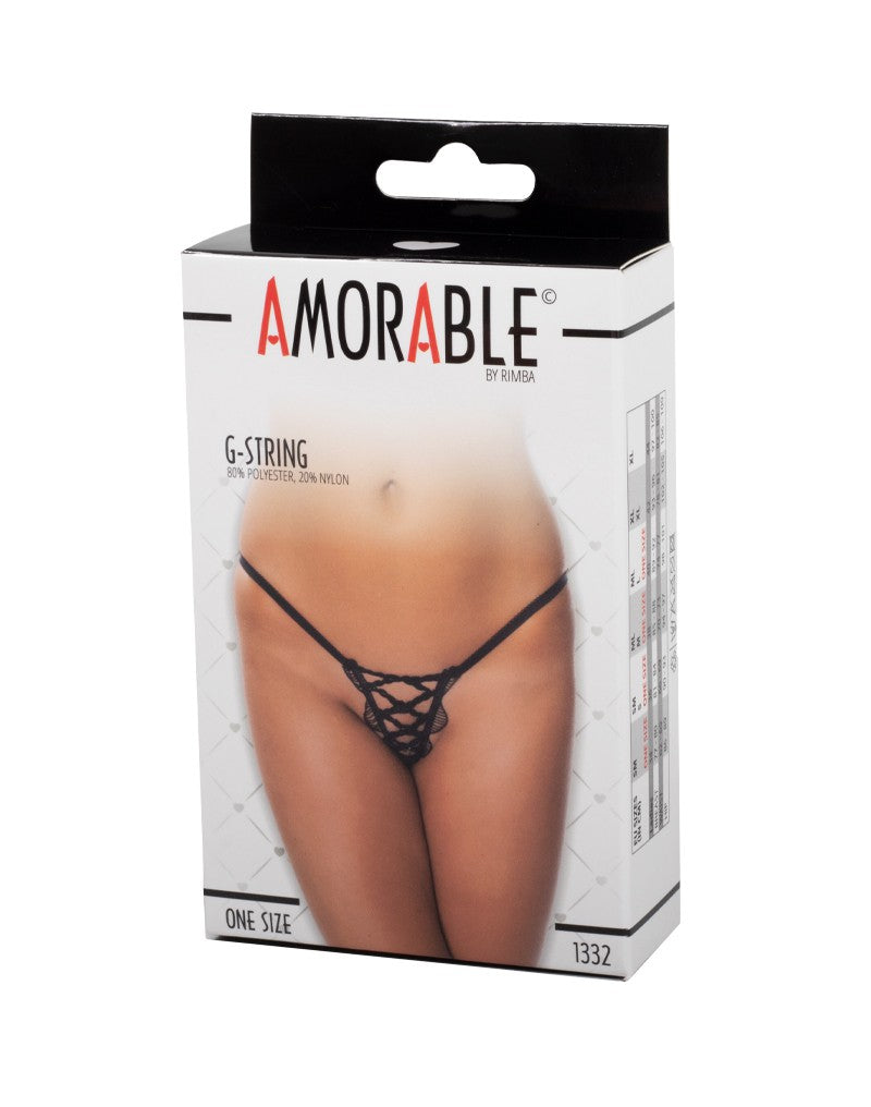 Amorable by Rimba - G-String - One Size - Schwarz