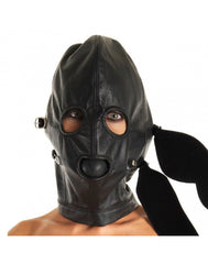 4: Rimba - Kopfmaske mit abnehmbaren Mundknebel, Mund und Augenteilen