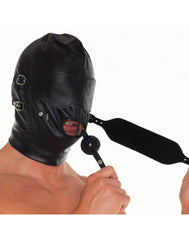 1: Rimba - Kopfmaske mit abnehmbaren Mundknebel, Mund und Augenteilen