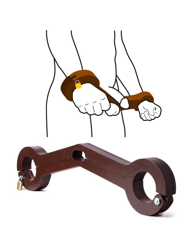 Rimba - Handschellen + Fussfesseln 2.5cm weit