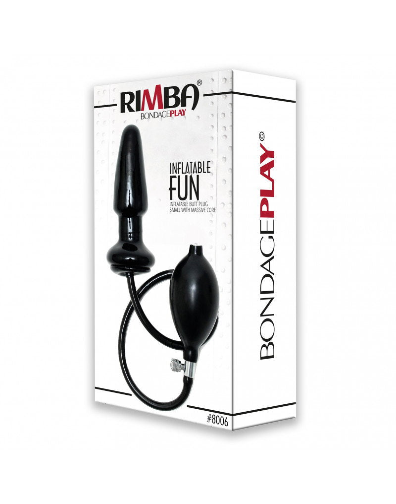 Rimba - Aufpumpbarer Buttplug (klein) mit massiven Kern