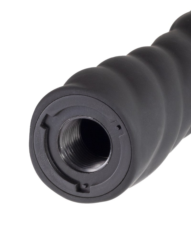 3: Rimba Latex Play - Austauschbarer Dildo für Strap-on - Schwarz