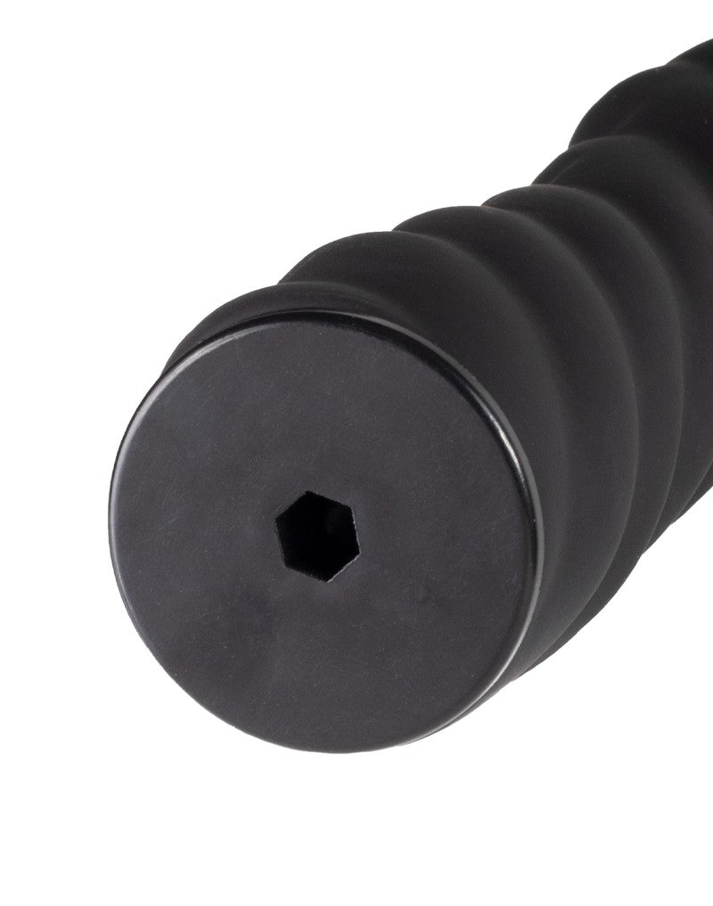 4: Rimba Latex Play - Austauschbarer Dildo für Strap-on - Schwarz