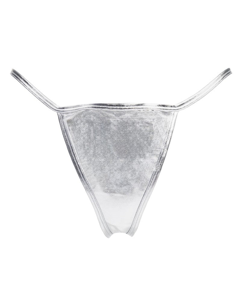 4: Amorable by Rimba - Mini String - One Size - Silver