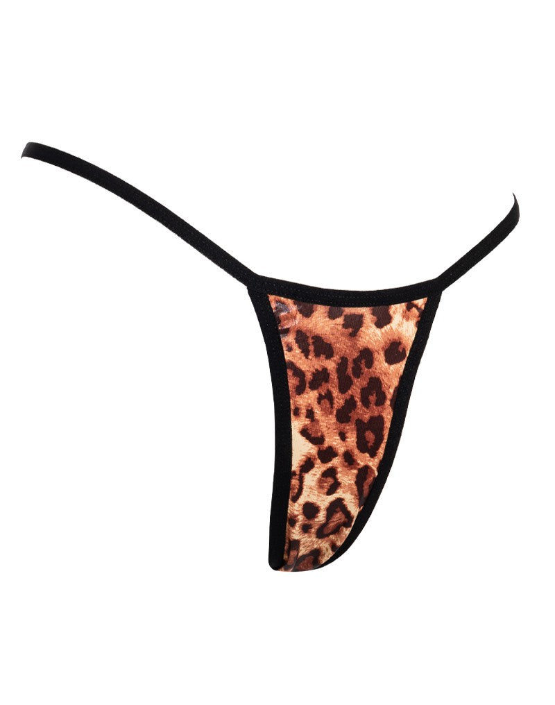 5: Amorable by Rimba - Mini String - One Size - Leopardenmuster