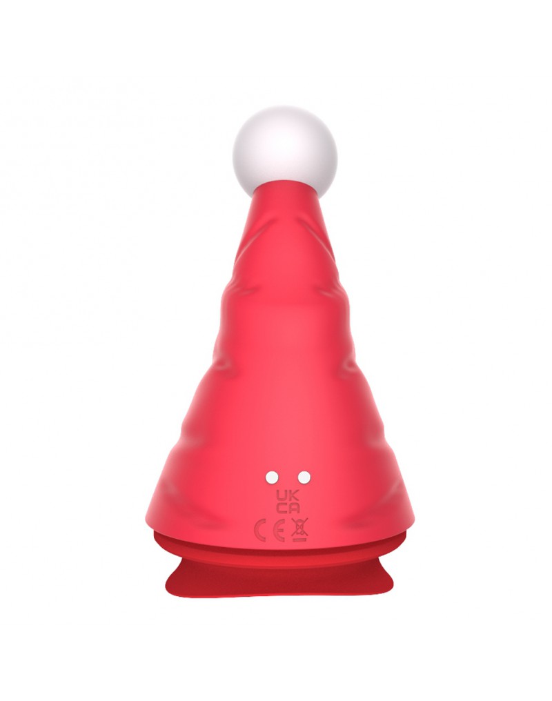 Rimba - Naughty Hat - Weihnachtsvibrator mit Klitorisstimulator