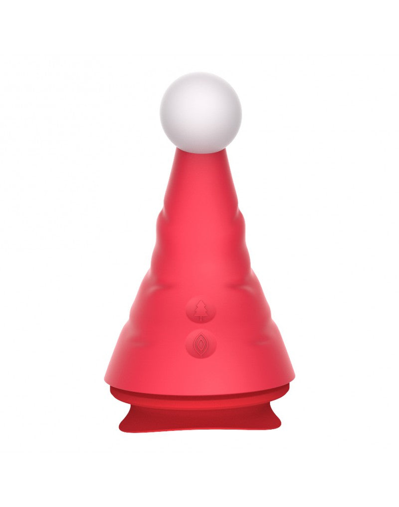 Rimba - Naughty Hat - Weihnachtsvibrator mit Klitorisstimulator
