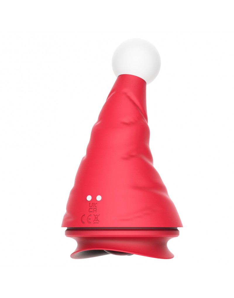 Rimba - Naughty Hat - Weihnachtsvibrator mit Klitorisstimulator