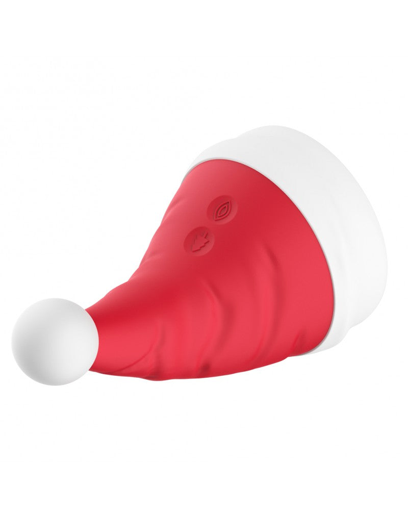 Rimba - Naughty Hat - Weihnachtsvibrator mit Klitorisstimulator