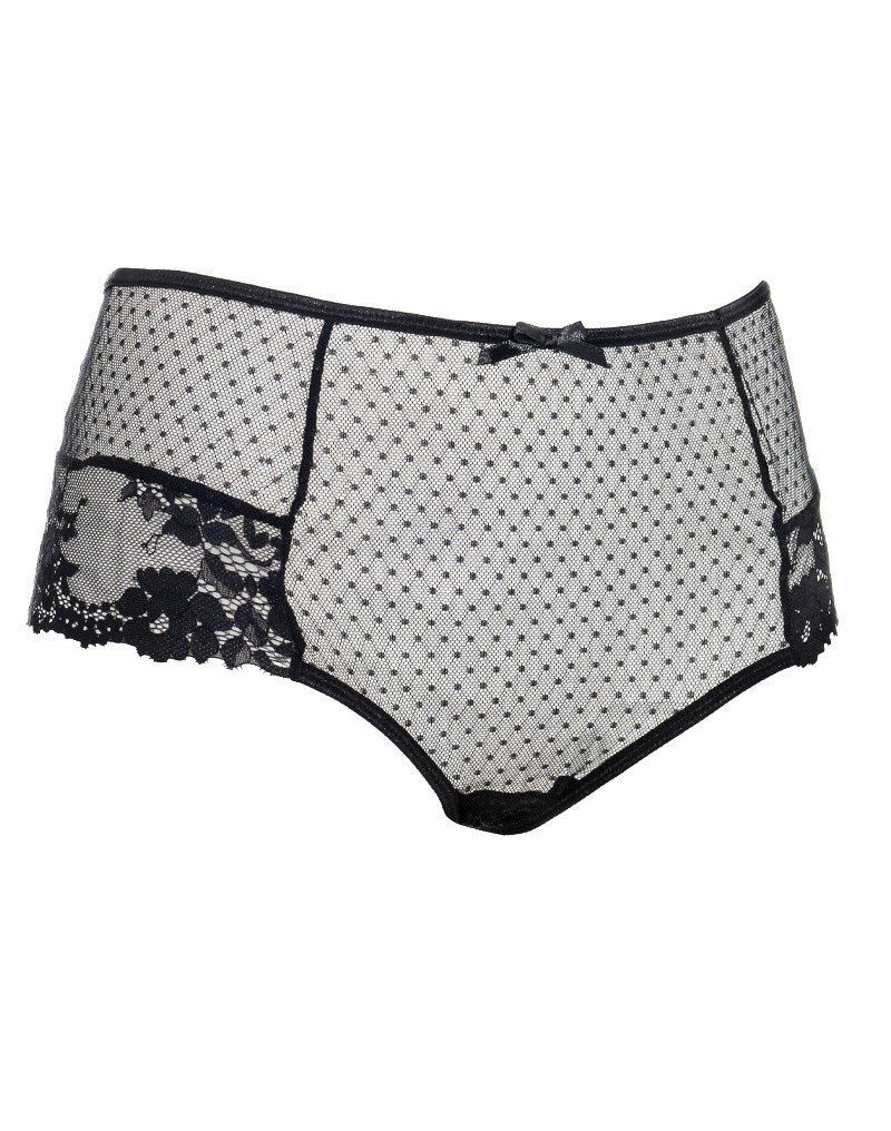 Amorable by Rimba - Slip mit offenem Rücken - One Size - Schwarz