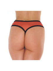 Amorable by Rimba - Offener String - One Size - Rot