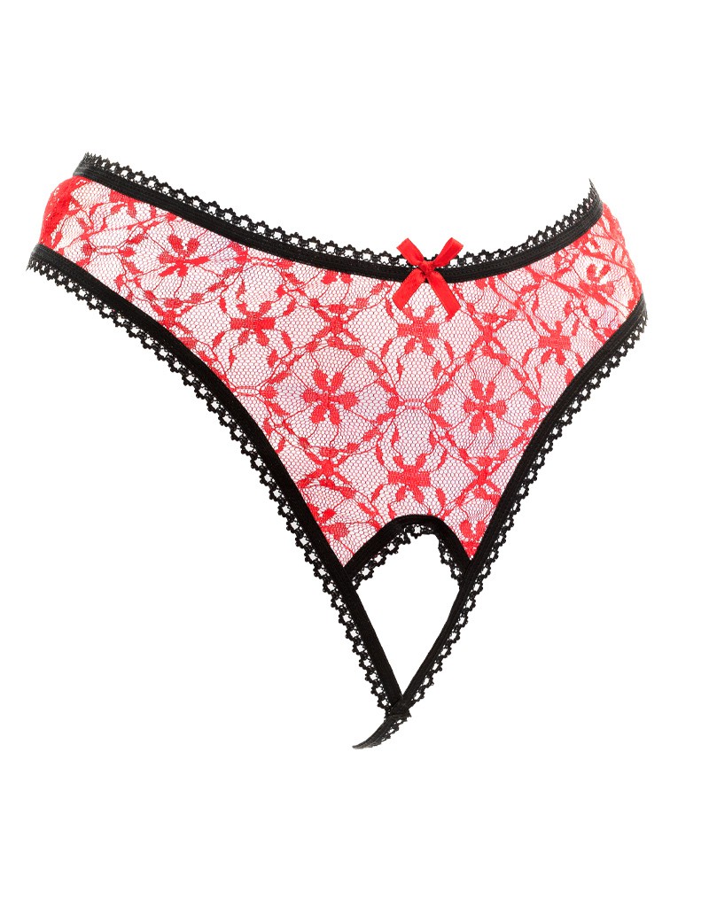 5: Amorable by Rimba - Offener String - One Size - Rot