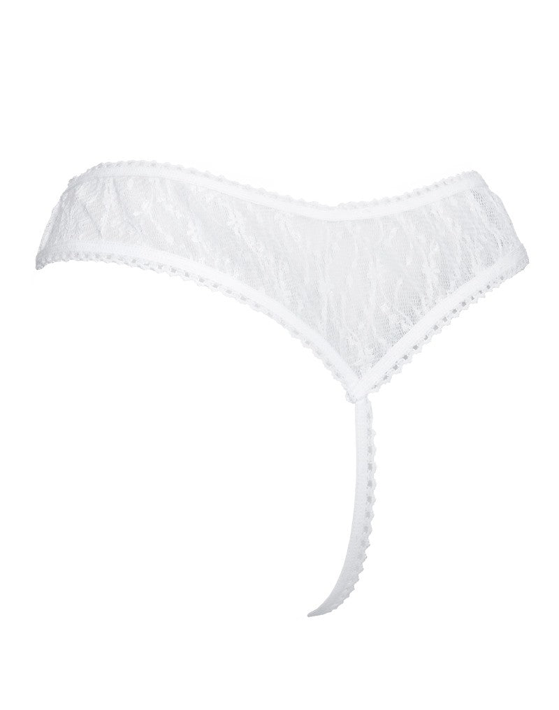 7: Amorable by Rimba - Offener String - One Size - Weiß