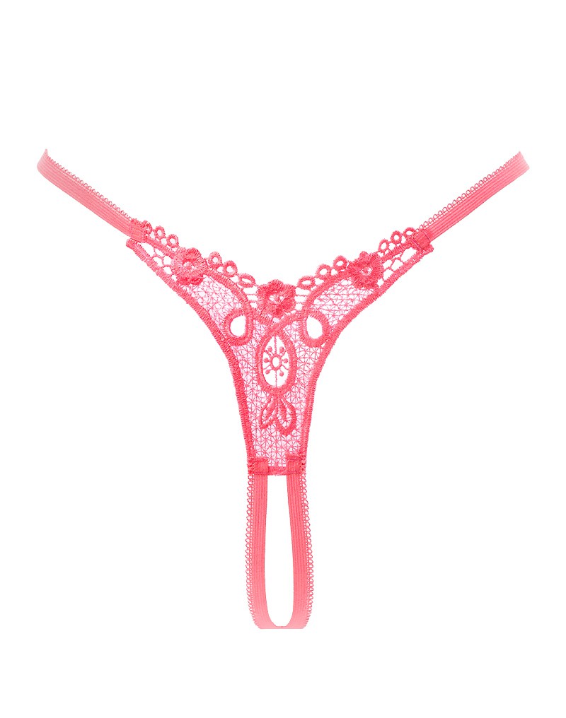 Amorable by Rimba - Offener String - One Size - Pink
